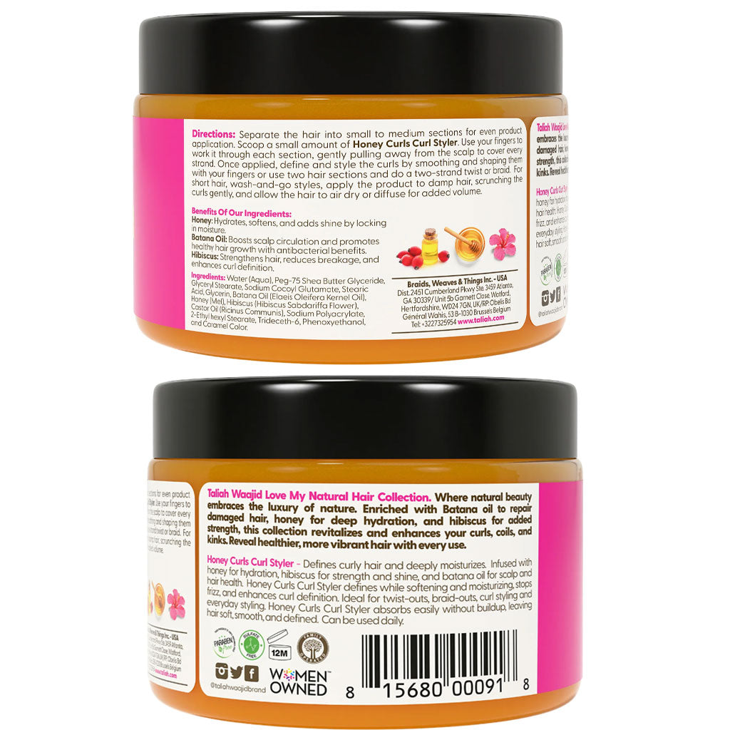 Taliah Waajid  Love My Natural Hair Honey Curls Curl Styler