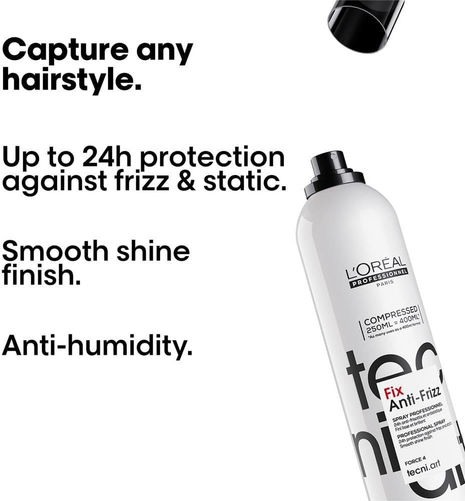Loreal Paris Loreal Tecni Art Fix Anti Frizz Fixing Spray Force 4