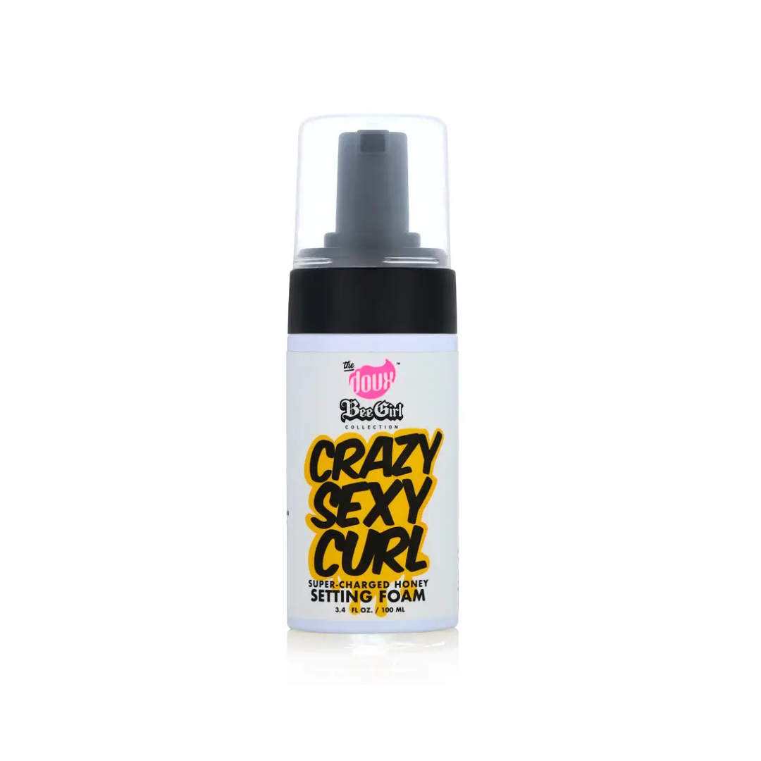 Doux Bee Girl Crazy Sexy Curl Super Charged Honey All In1 Setting Foam 100ml 207ml