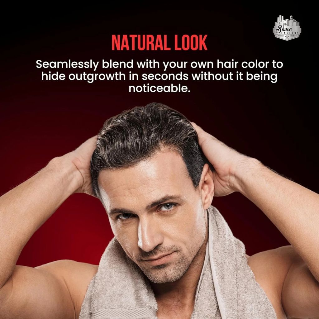 The Shave Factory  Hair Magic Retouch Root Concealer Black