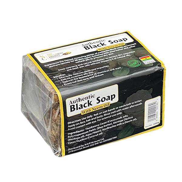 The Shea Cocoa Project Authentic Black Soap With Neem Oil