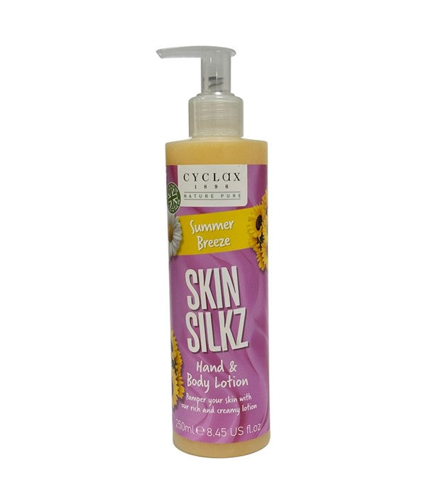Three Pears  Cyclax 1896 Summer Breeze Skin Silkz Hand And Body Lotion