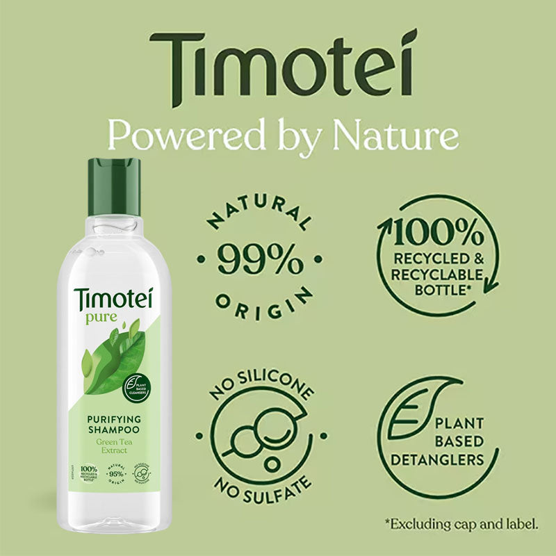 Timotei  Pure Purifying Shampoo Green Tea Extract
