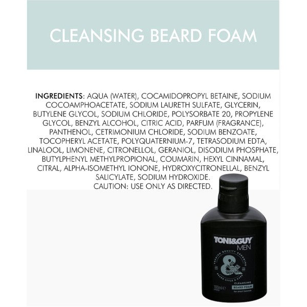 Toni And Guy  Men Cleansing Beard Foam