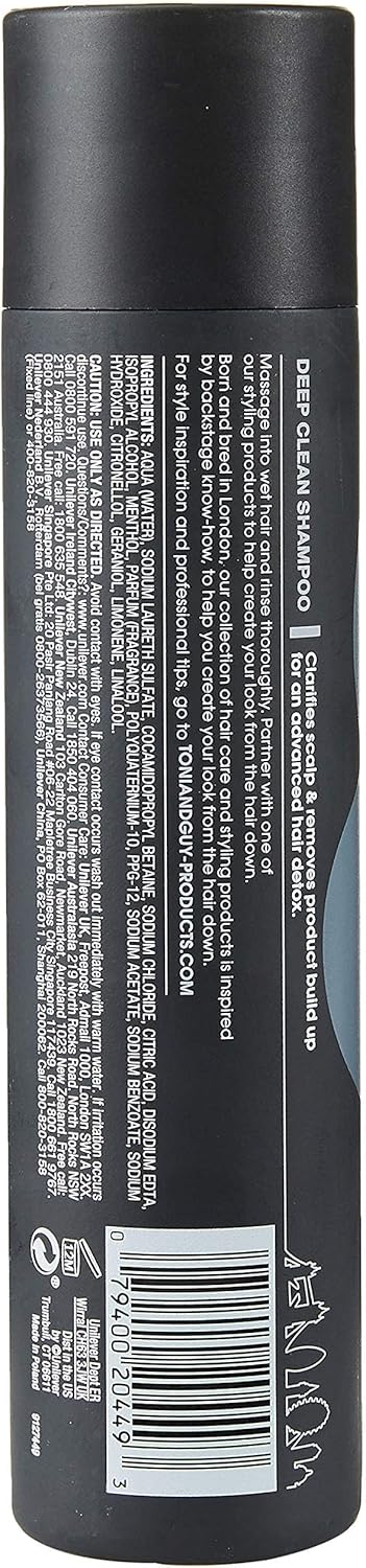 Toni And Guy  Men Deep Clean Shampoo