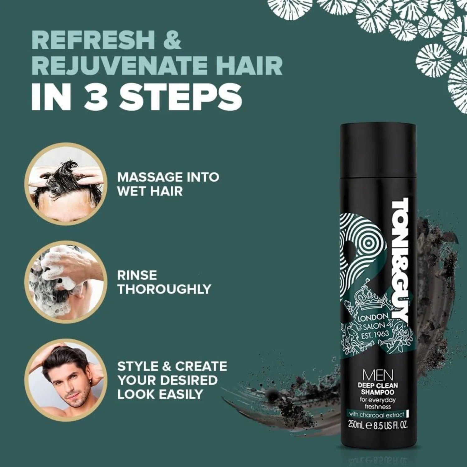 Toni And Guy  Men Deep Clean Shampoo