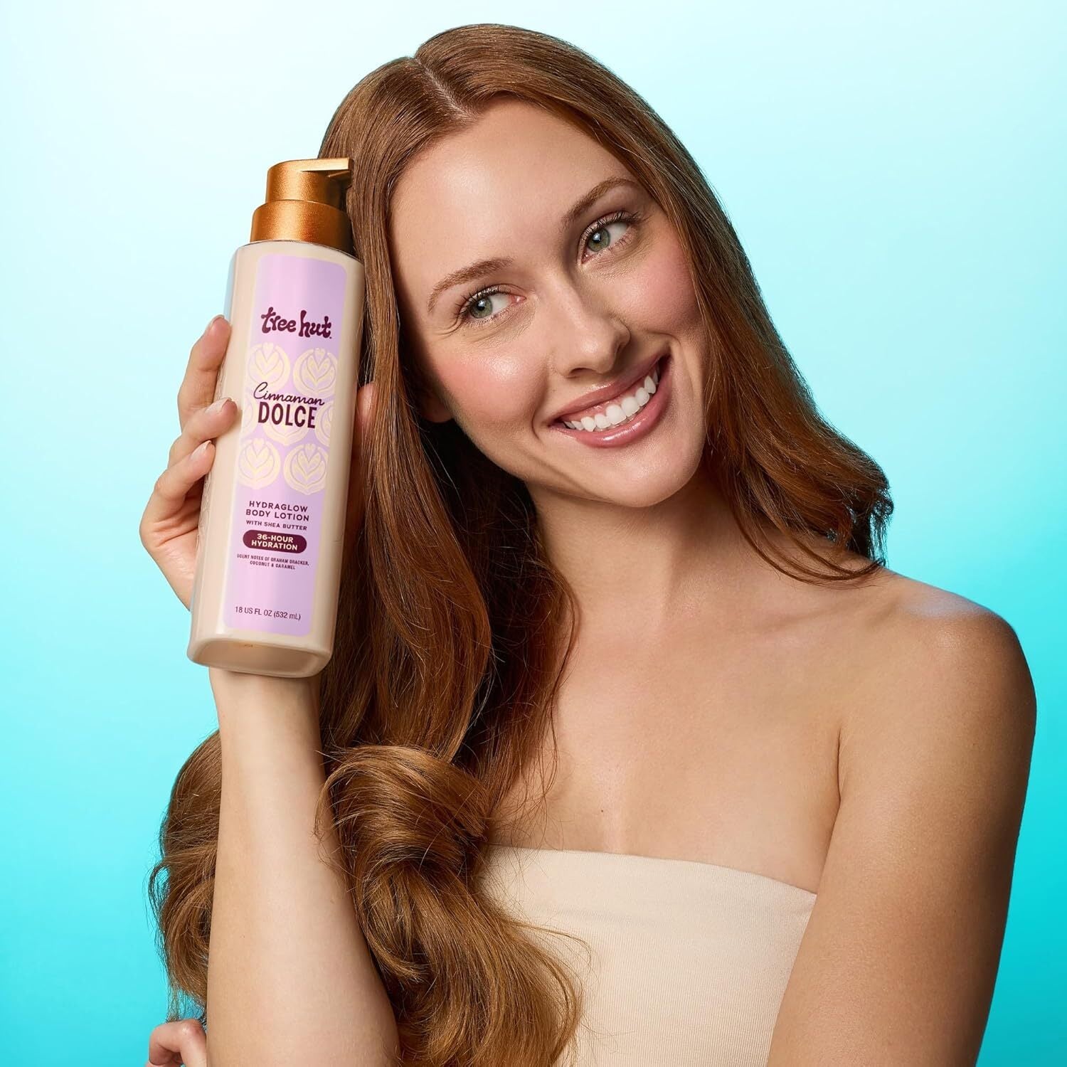 Tree Hut  Cinnamon Dolce Hydra Glow Body Lotion
