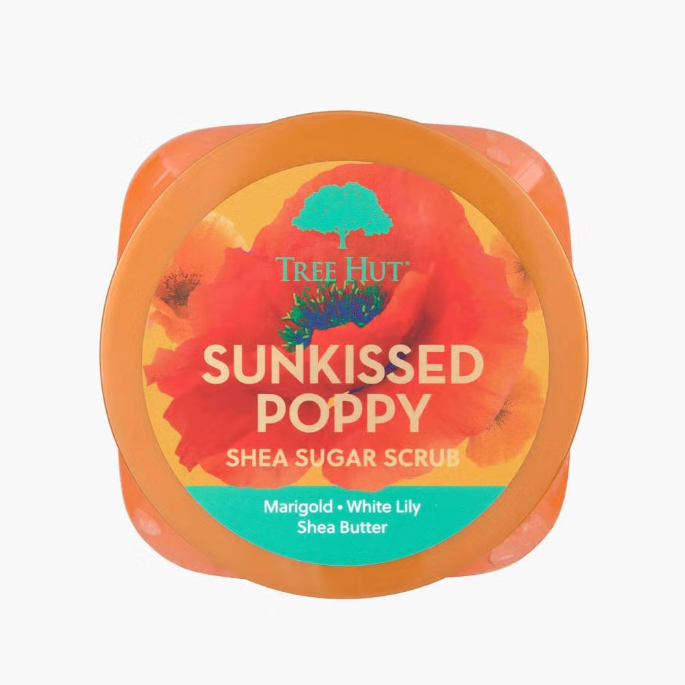 Tree Hut  Sunkissed Poppy Shea Sugar Scrub