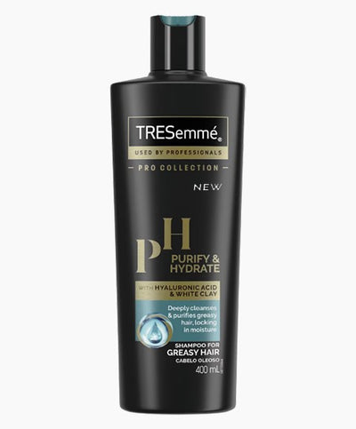 TRESemme Pro Collection Purify & Hydrate White Clay Shampoo For Greasy Hair 400ml