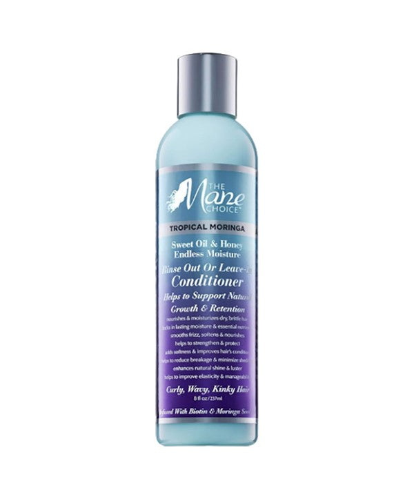The Mane Choice Tropical Moringa Sweet Oil And Honey Rinse Out Leave In Conditioner