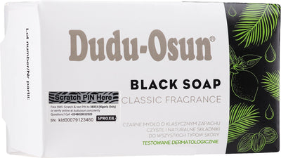 Dudu Osun African Black Soap 150g Classic Fragrance Pure Natural For Eczema Acne