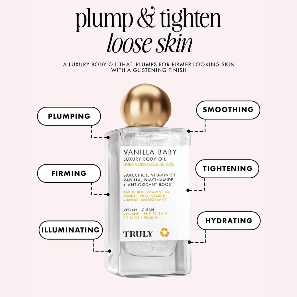 Truly Beauty  Vanilla Baby Luxury Body Oil