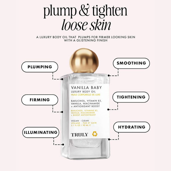 Truly Beauty  Vanilla Baby Luxury Body Oil