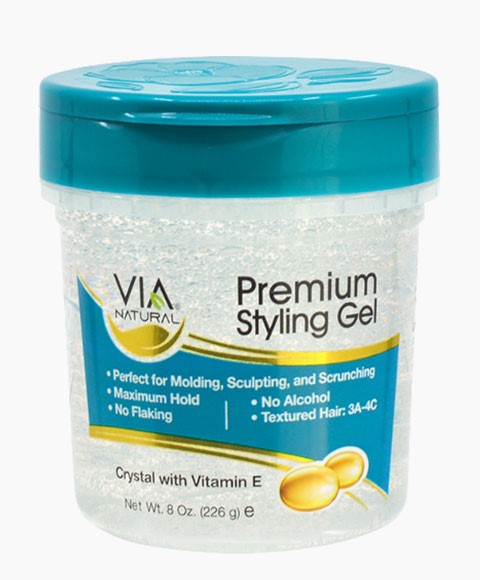 Universal Beauty Via Natural Premium Crystal Styling Gel With Vitamin E