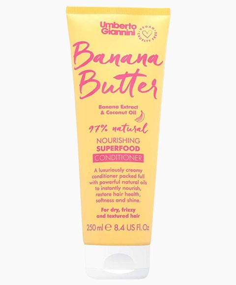 Umberto Giannini Banana Butter Coconut Oil Nourishing Superfood Conditioner