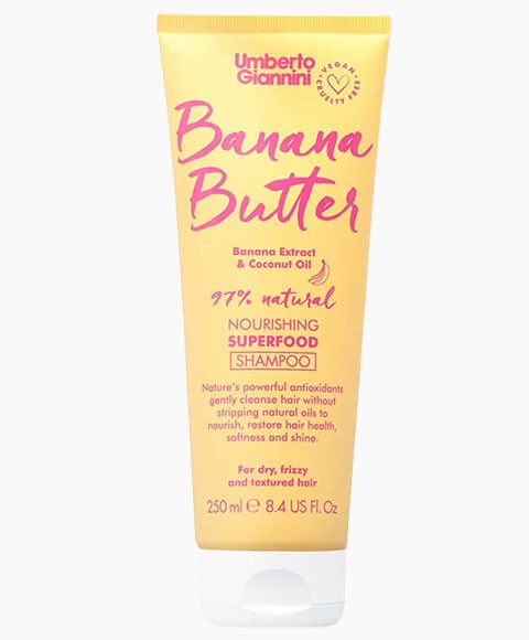 Umberto Giannini Banana Butter Coconut Oil Nourishing Superfood Shampoo