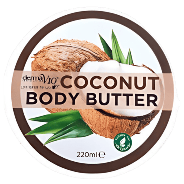 HealthPoint Derma V10 Coconut Body Butter 220ml - Afro Hair Boutique