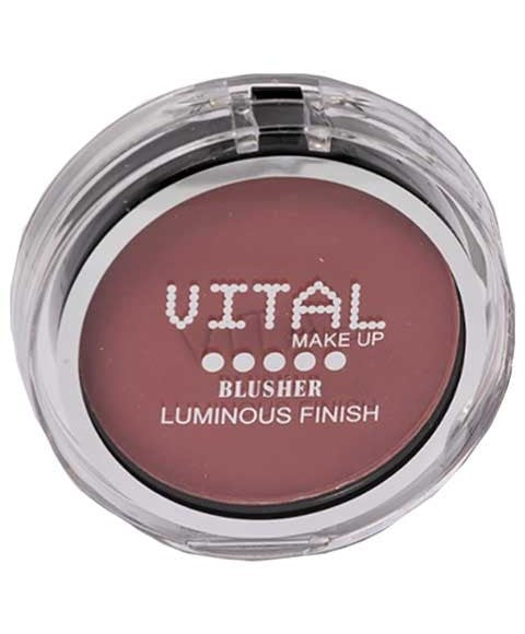 Vital Makeup  Luminous Finish Blusher 02 Rum Plum