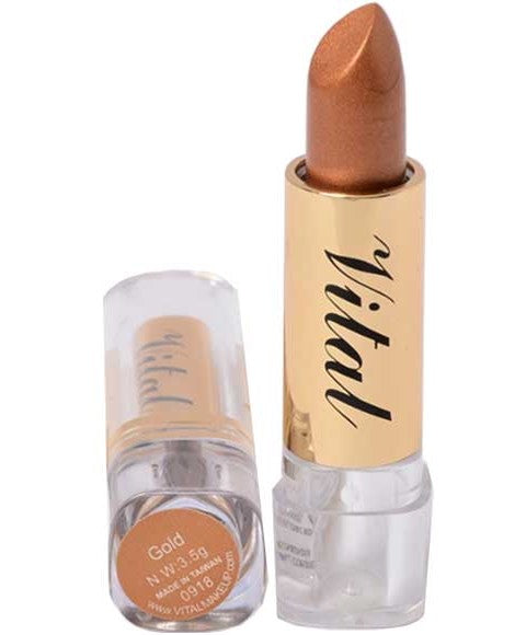 Vital Makeup  Moisturizing Lipstick Gold