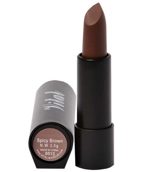 Vital Makeup  Lipstick Spicy Brown
