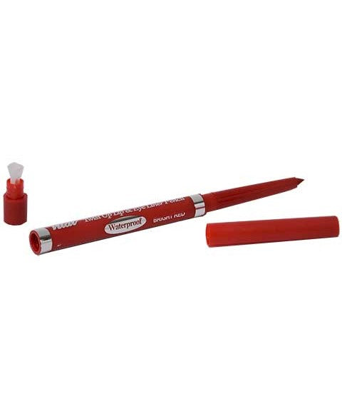 Vital Makeup  Twist Up Lip And Eye Liner Pencil Bright Red