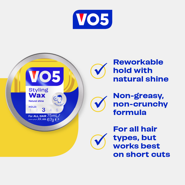 VO5 Controlled Hold Hair Styling Wax 75ml