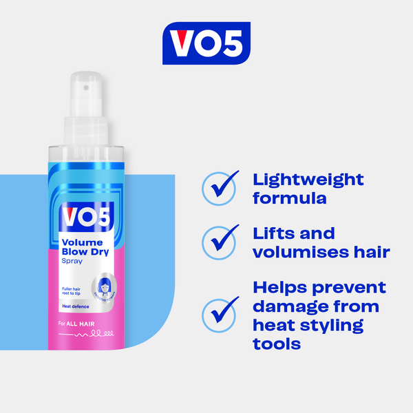 VO5 Volume Blow Dry Spray 200ml