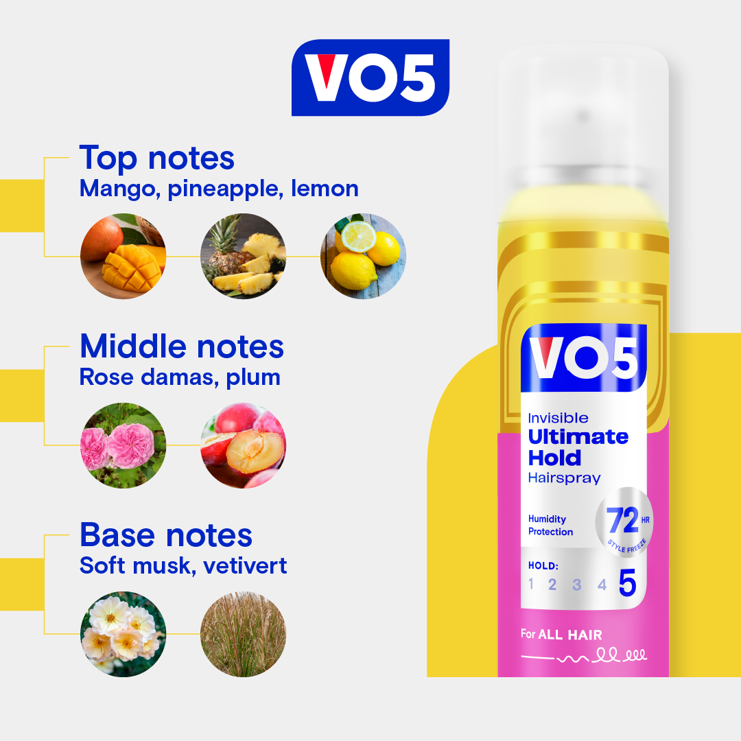 VO5 Invisible Ultimate Hold 5 Hairspray 400ml - Afro Hair Boutique