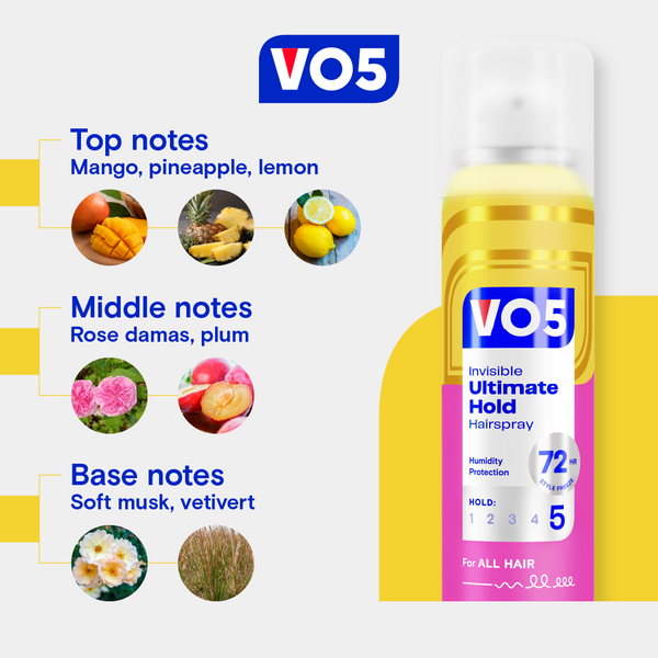 VO5 Invisible Ultimate Hold 5 Hairspray 400ml - Afro Hair Boutique