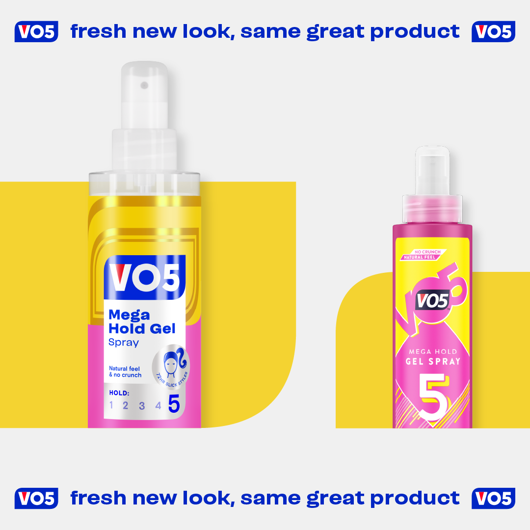 VO5 Megahold Control Gel Spray 200ml - Afro Hair Boutique