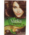 Dabur Vatika Natural Brown Henna Hair Colour Powder | NO AMMONIA - 60g