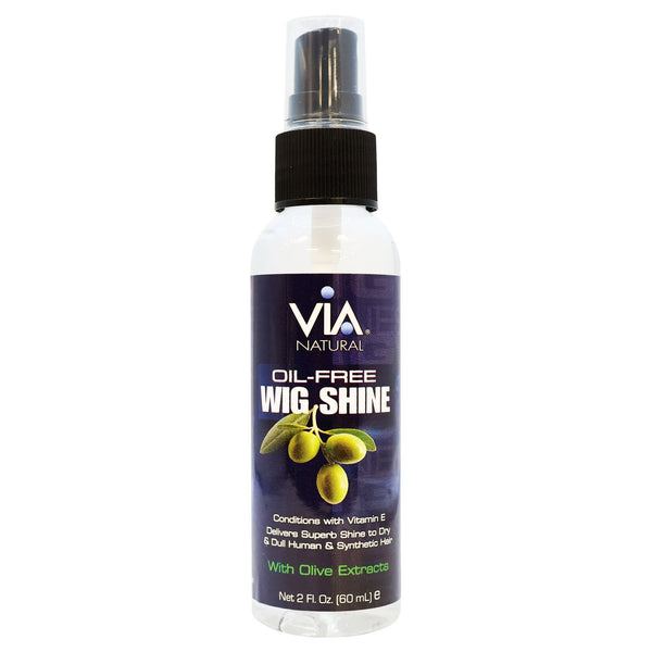 Via Natural Oil Free Wig Shine 60ml / 118ml / 237ml - Afro Hair Boutique