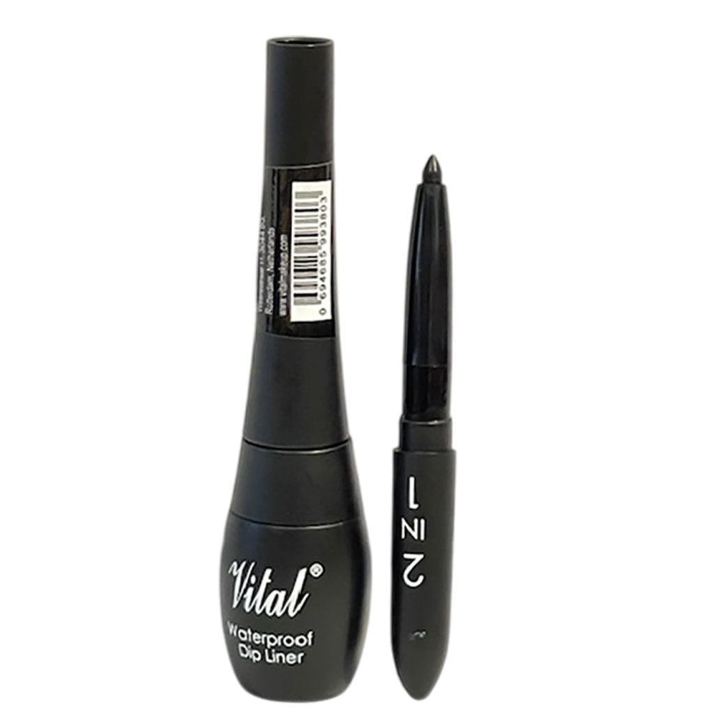 Vital Makeup Vital 2In1 Waterproof Dip Liner And Twist Up Pencil
