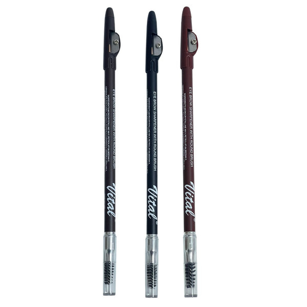 Vital Makeup Vital Eyebrow Pencil With Sharpener And Brush