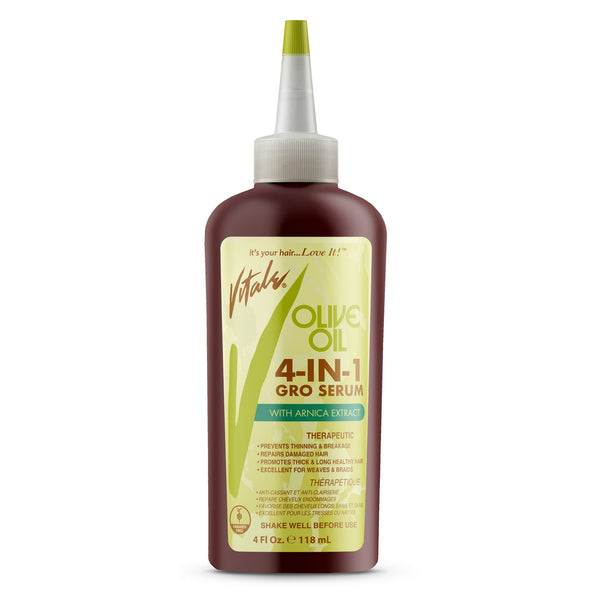 Vitale Olive Oil 4 In 1 Growth Serum 118ml - Afro Hair Boutique