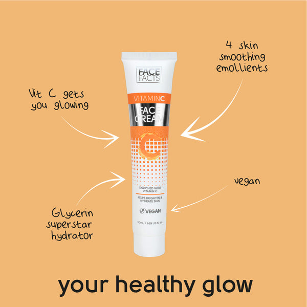 Face Facts Vitamin C Face Cream 50ml - Afro Hair Boutique