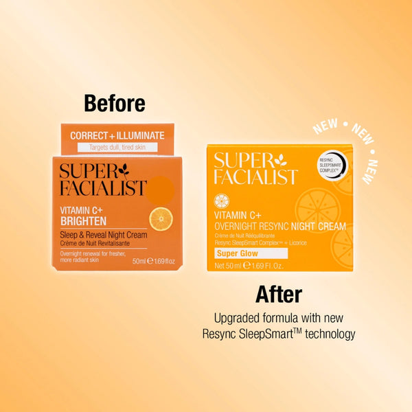Super Facialist Vitamin C Overnight Resync Super Glow Night Cream 50ml