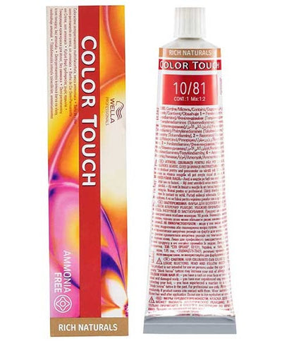 Wella Colour Touch Rich Naturals Hair Dye Tint 60ml 8/35
