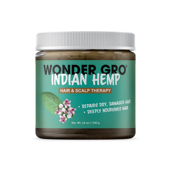 Wonder Gro Hair And Scalp Conditioner Indian Hemp Scalp Therapy 340g / 170g - Afro Hair Boutique