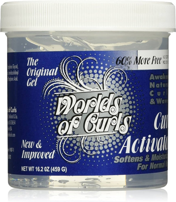 Worlds Of Curls Curl Activator Gel Collection & Sheen Spray - Afro Hair Boutique