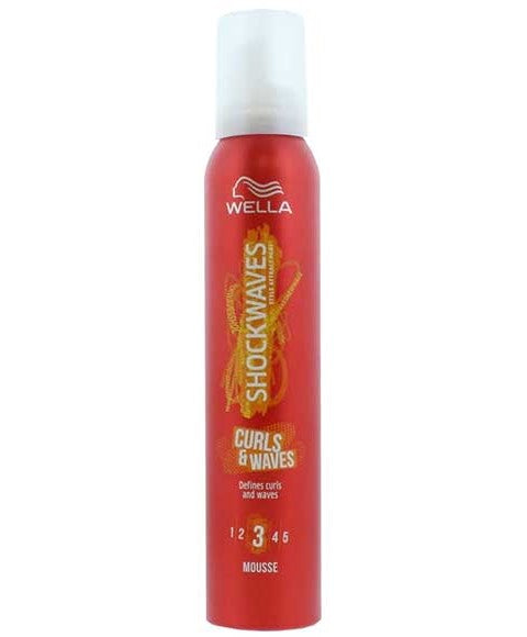 Wella  Shock Waves Define Curls And Waves Mousse