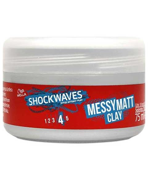 Wella  Shockwaves Messy Matt 4 Clay