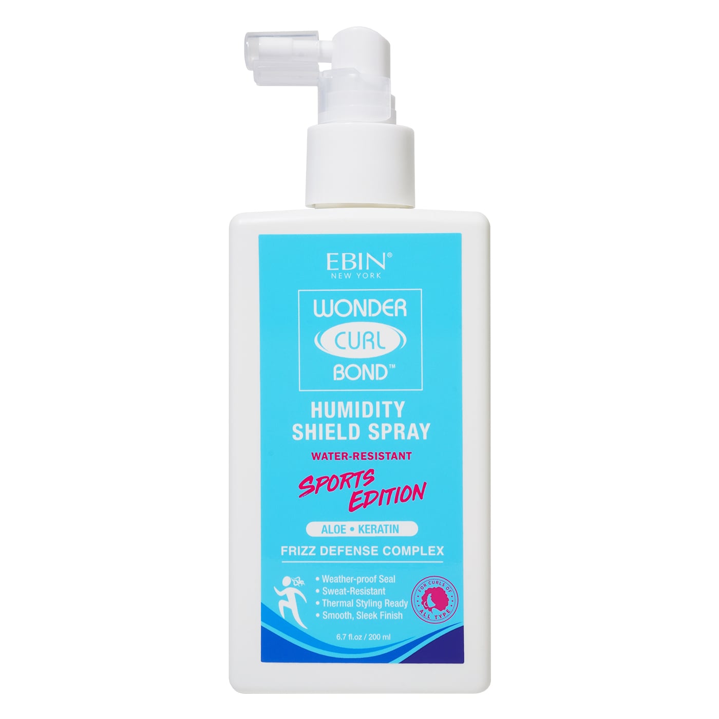 EBIN New York Wonder Curl Bond Humidity Shield Spray Sports Edition 200ml