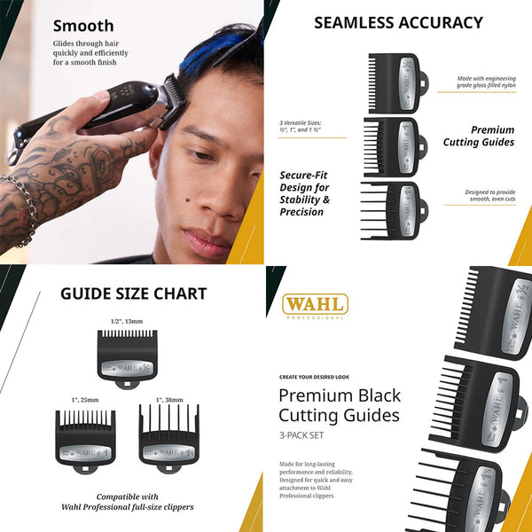 Wahl  3 Piece Premium Cutting Guides