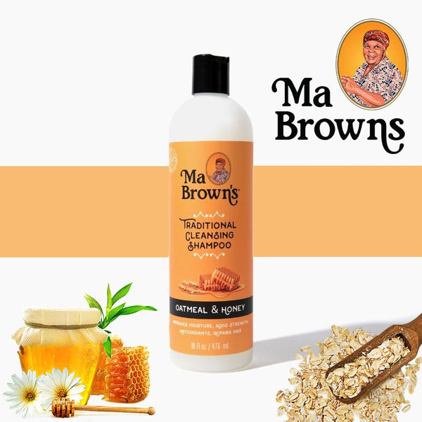 Ma Browns Traditional Cleansing Shampoo With Oatmeal And Honey - 473ml