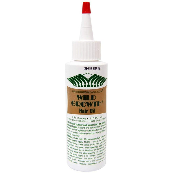 Wild Growth Hair Oil Regrowth Formula Eyelash Eyebrows Growth Oil - 118ml - Afro Hair Boutique