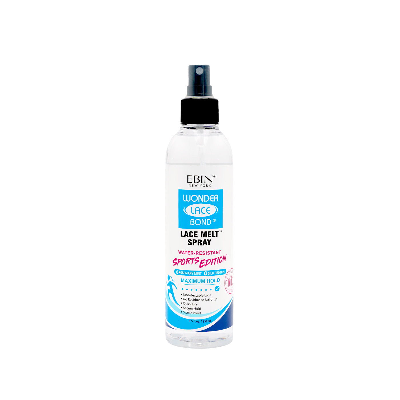EBIN NewYork Wonder Lace Bond Sports Edition Rosemary Mint Silk Protein Melt Spray