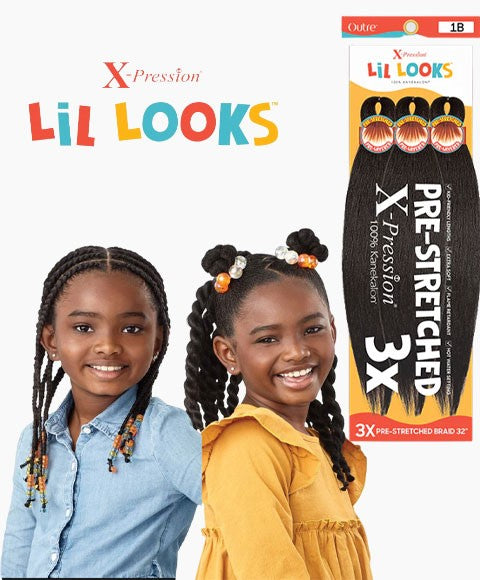 X PRESSION  Syn Lil Looks 3X Pre Stretched Braid