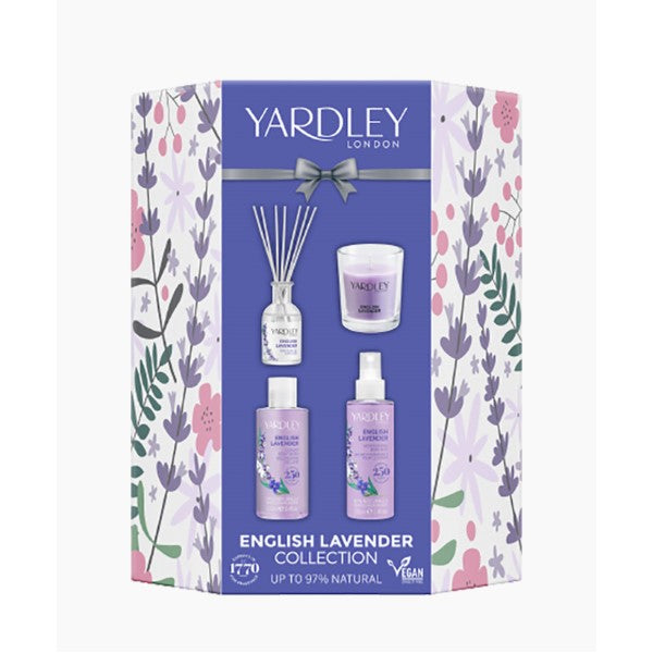 Yardley English Lavender Collection Body And Home Gift Set