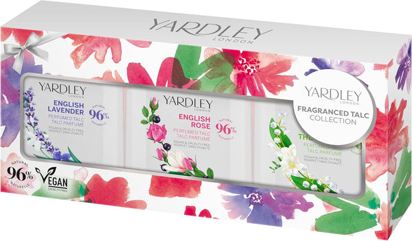 Yardley Floral Fragranced Mini Body Powder Collection 50g Gift Set - Afro Hair Boutique
